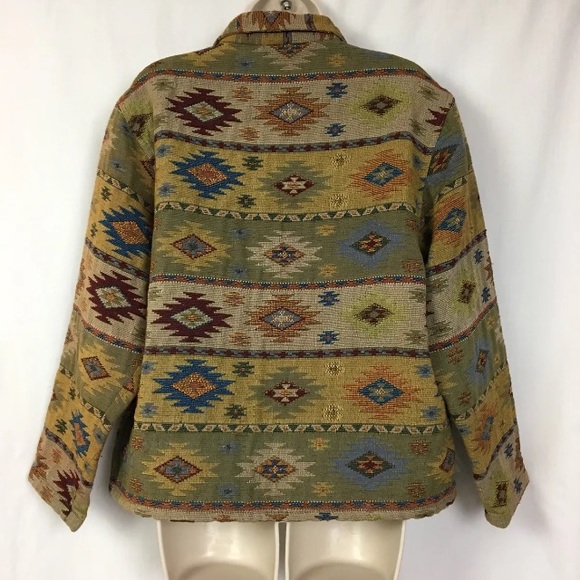 SOLD More by Lata Southwestern Tapestry Jacket - Picture 3 of 7